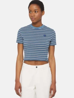 Cheap Altoona Stripe Short Sleeve T-Shirt Women T-Shirts & Tops