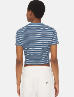 Cheap Altoona Stripe Short Sleeve T-Shirt Women T-Shirts & Tops