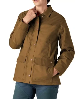 Sale Coated Canvas Chore Jacket Women Work Jackets