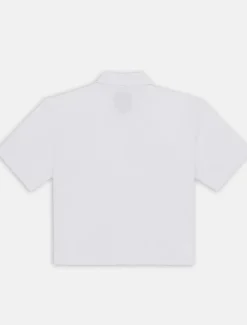 Hot Cropped Short Sleeve Work Shirt Women Work Shirts|Shirts