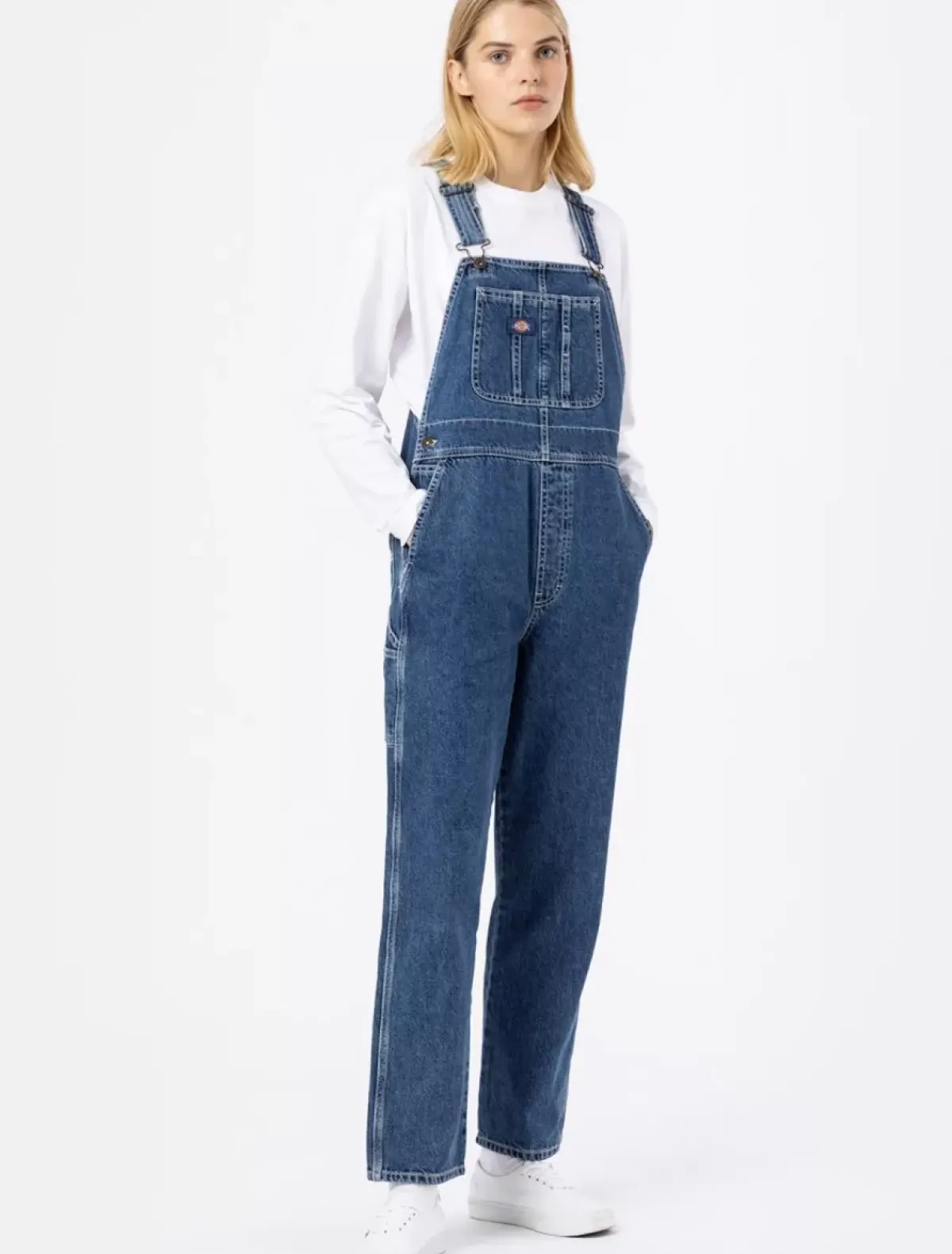 Hot Denim Classic Bib Women Bib Overalls|Denim