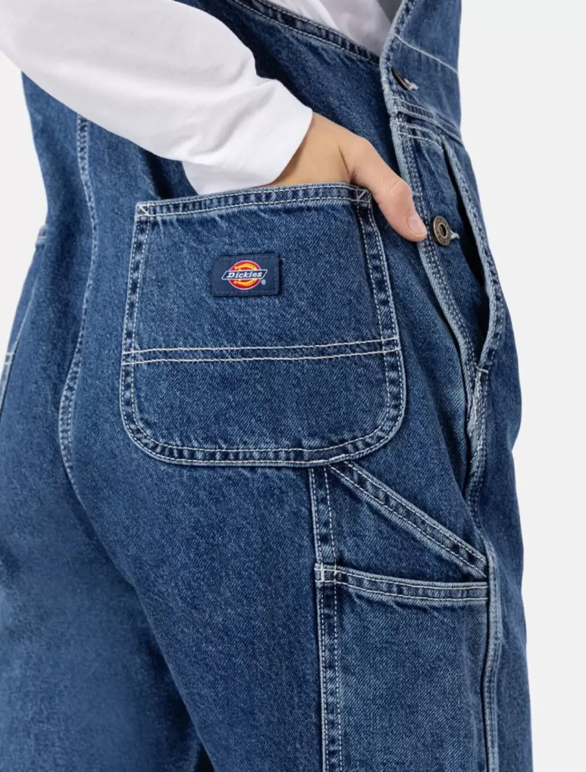 Hot Denim Classic Bib Women Bib Overalls|Denim