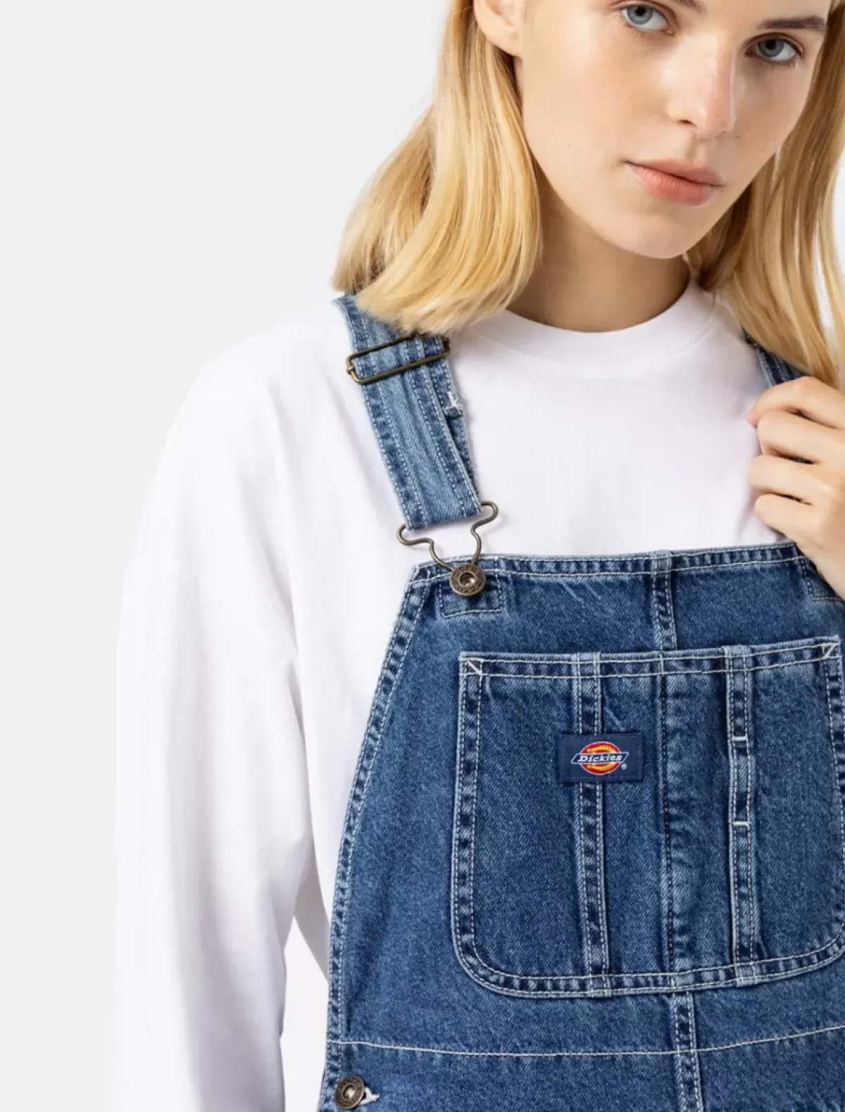 Hot Denim Classic Bib Women Bib Overalls|Denim