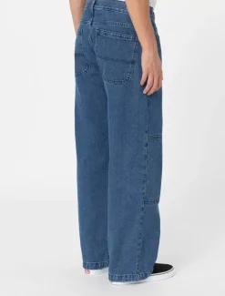 Fashion Double Knee Denim Trousers Denim|Trousers
