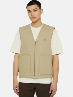 Fashion Duck Canvas Gilet Gillets & Vests|Jackets & Puffers