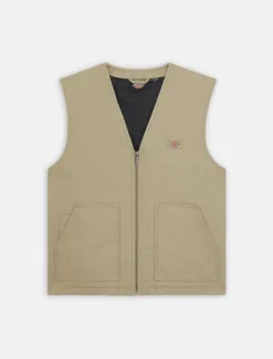 Fashion Duck Canvas Gilet Gillets & Vests|Jackets & Puffers