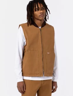 Clearance Duck Canvas Vest Gillets & Vests|Jackets & Puffers