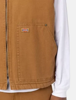 Clearance Duck Canvas Vest Gillets & Vests|Jackets & Puffers