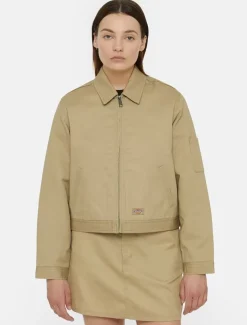 Online Lined Eisenhower Cropped Jacket Women Eisenhower Jackets|Jackets & Puffers