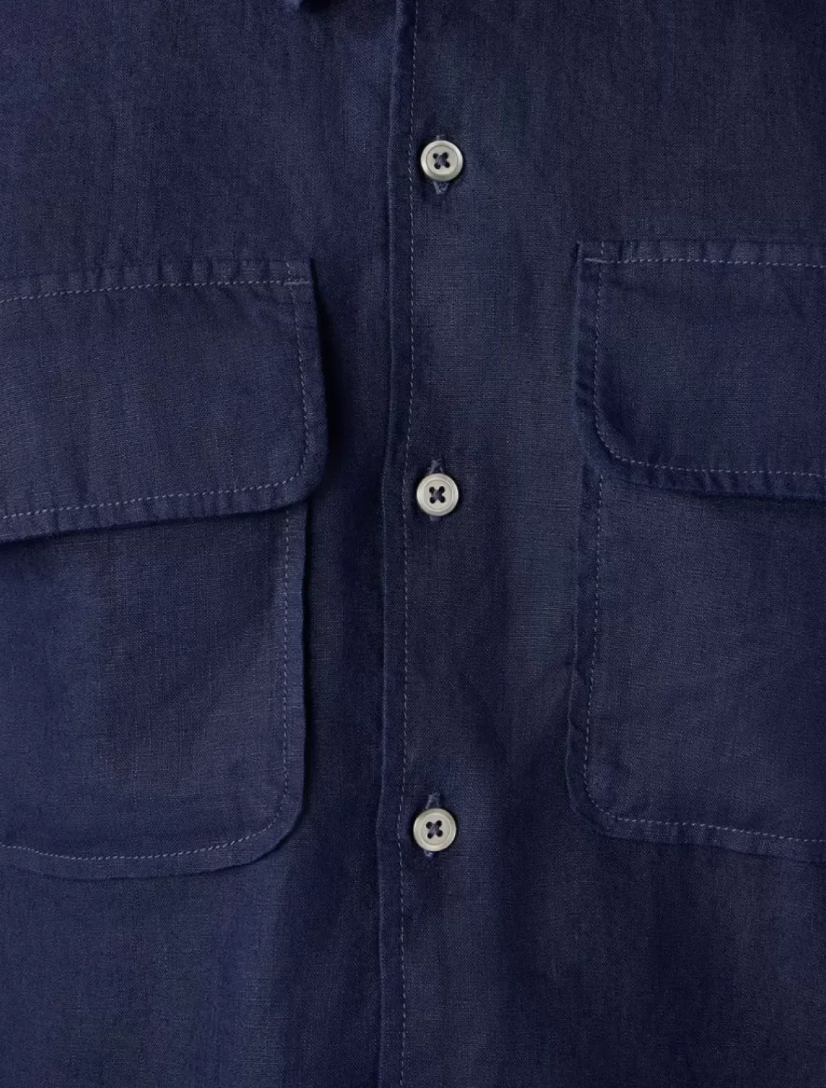 Outlet Linen Short Sleeve Work Shirt Collabs & Collections|Shirts