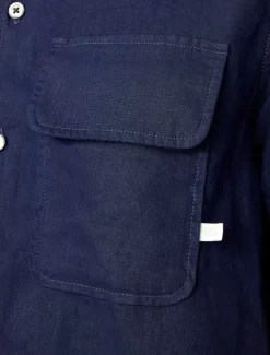 Outlet Linen Short Sleeve Work Shirt Collabs & Collections|Shirts