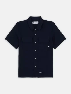 Outlet Linen Short Sleeve Work Shirt Collabs & Collections|Shirts