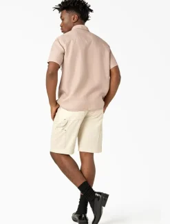 Cheap Linen Short Sleeve Work Shirt Collabs & Collections|Shirts