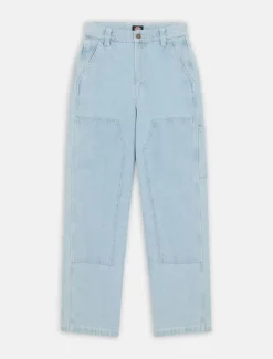 Cheap Madison Double Knee Denim Trousers Women Denim|Trousers