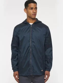 Outlet Nylon Hooded Fleece-Lined Jacket Work Jackets