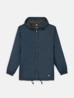 Outlet Nylon Hooded Fleece-Lined Jacket Work Jackets