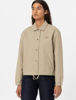 Fashion Oakport Cropped Coach Jacket Women Jackets & Puffers