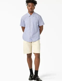 Flash Sale Poplin Short Sleeve Service Shirt Collabs & Collections|Shirts