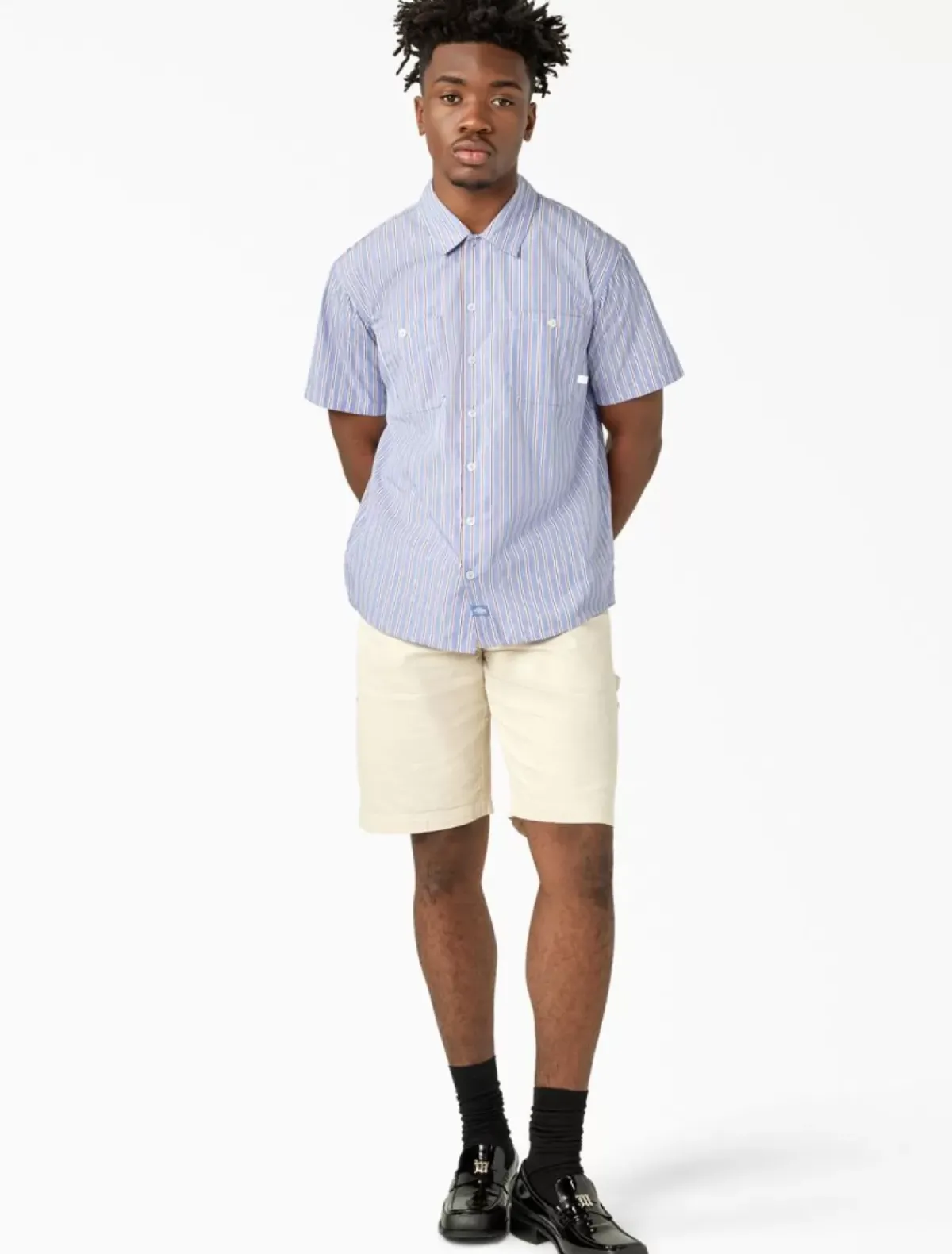 Flash Sale Poplin Short Sleeve Service Shirt Collabs & Collections|Shirts
