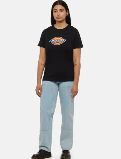 Fashion Tricolour Logo T-Shirt Women Work T-shirts